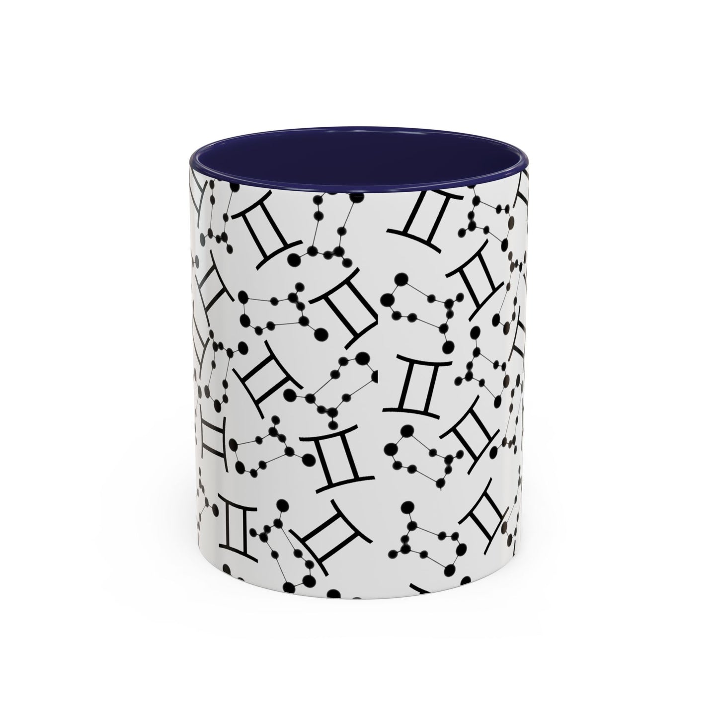 Accent Coffee Mug with the Gemini sign (11, 15oz)