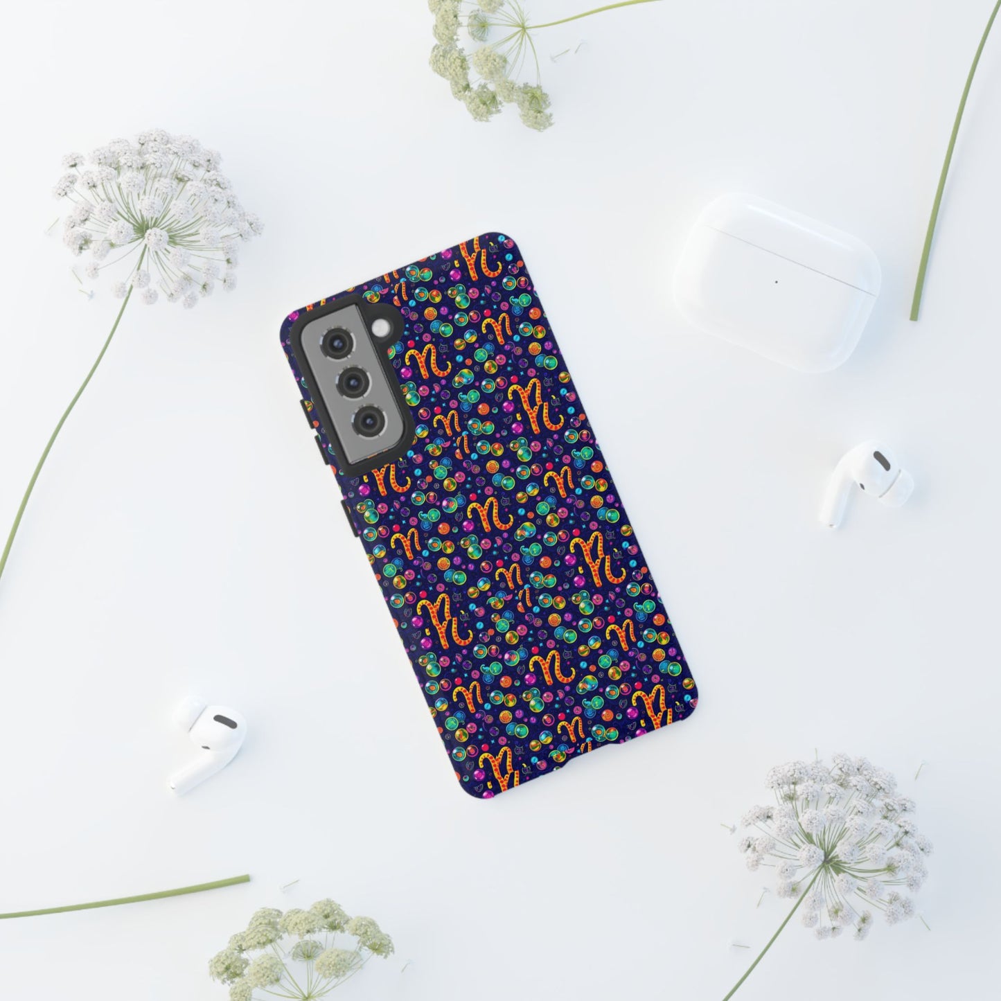 Tough Cases, Aquarius, Zodiac, Bubble Pattern