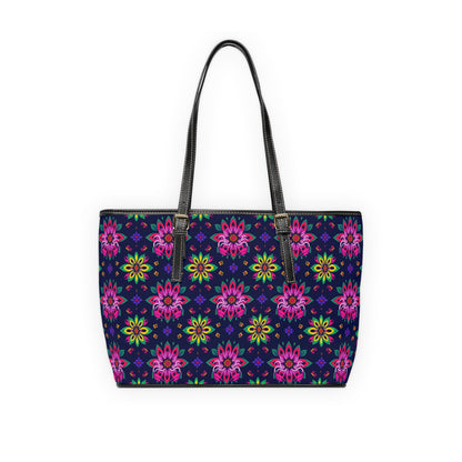 Leather Shoulder Bag, Scorpio, Zodiac, Flower Pattern