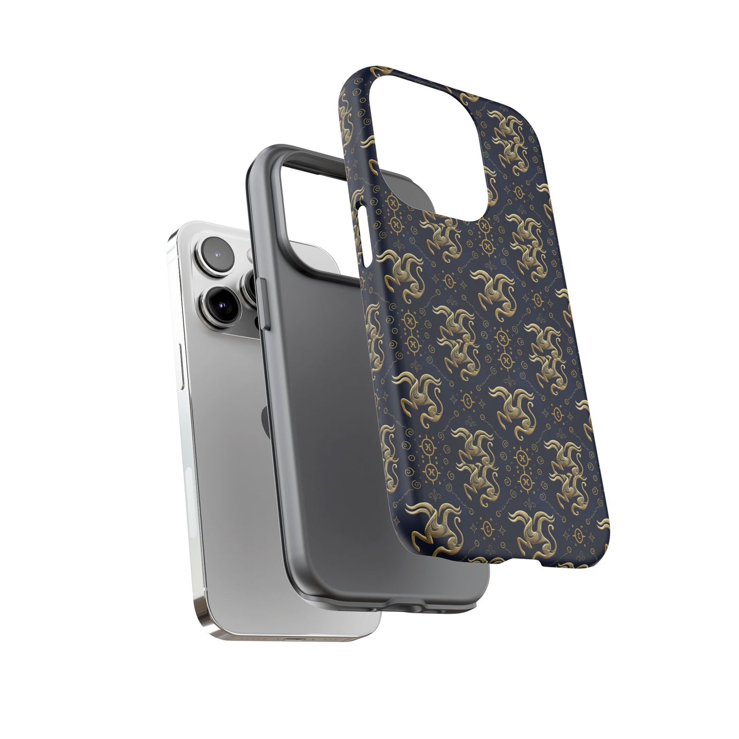 Tough Cases, Aquarius, Zodiac v2, Metal Pattern