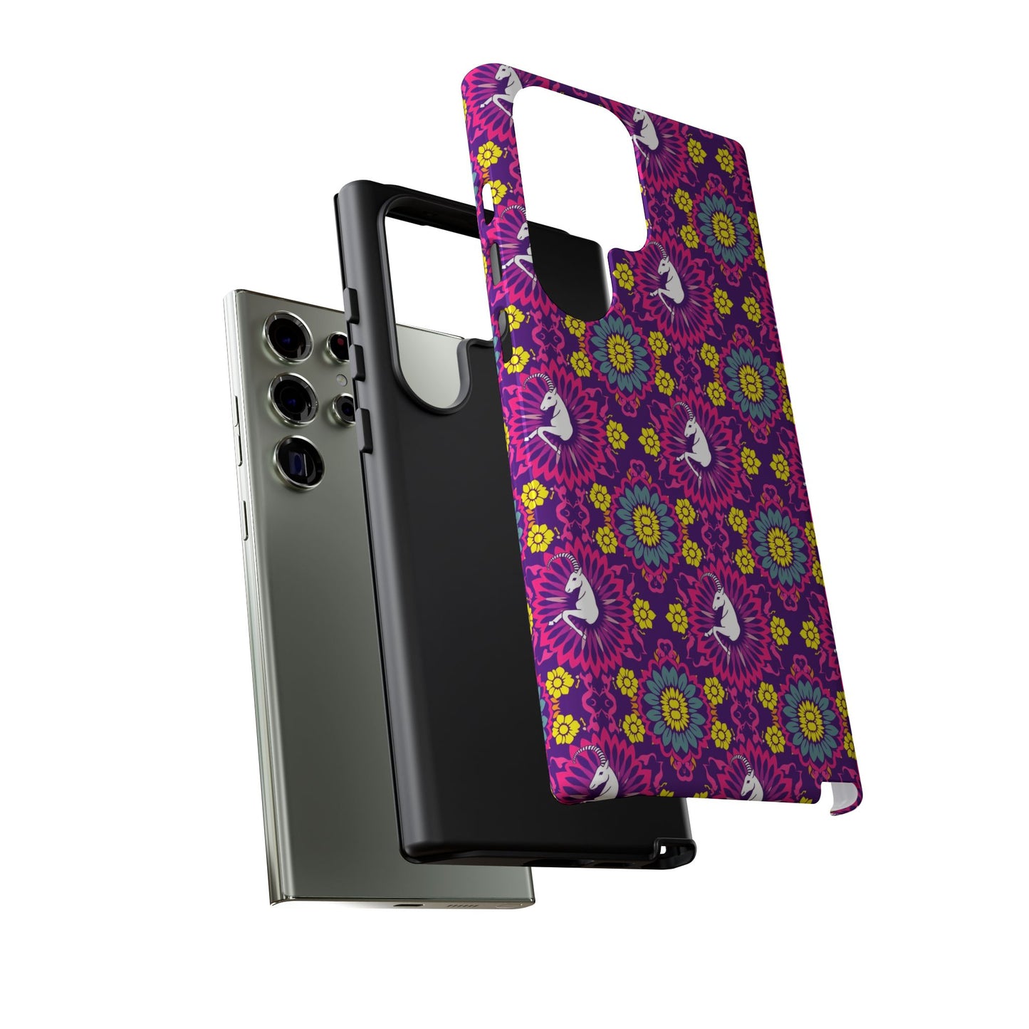 Tough Cases, Capricorn, Zodiac, Flower Pattern