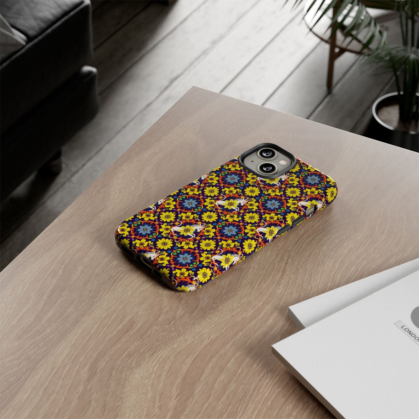 Tough Cases, Aquarius, Zodiac v3, Flower Pattern