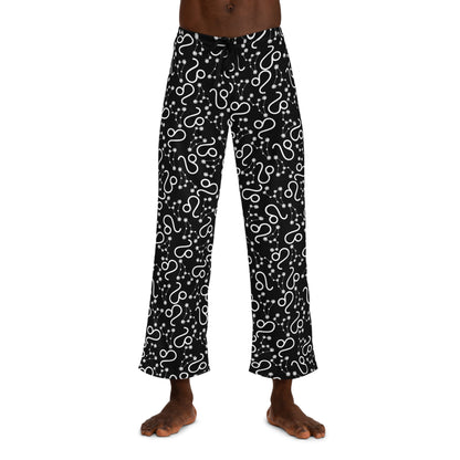 Men's Zodiac Pajama Pants (AOP) Leo Zodiac Sign