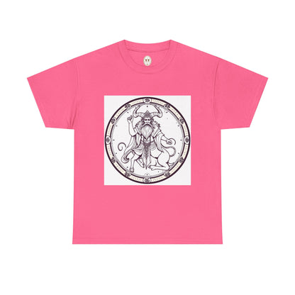 Unisex Heavy Cotton T-Shirt, Bull Centaur, Taurus Zodiac Design