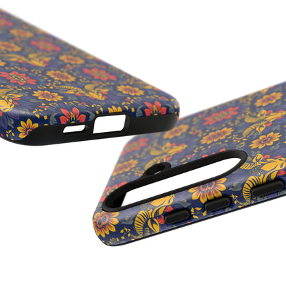 Tough Cases, Taurus, Zodiac v3, Flower Pattern