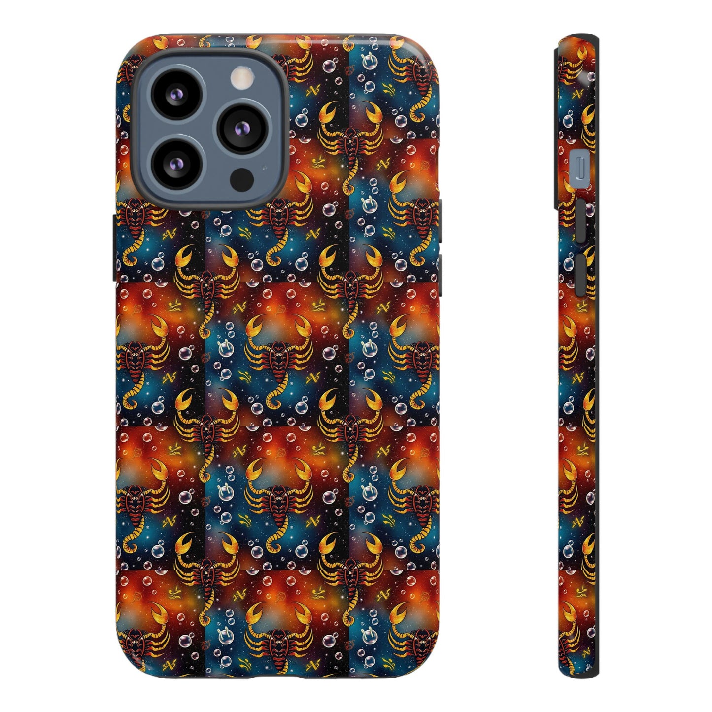 Tough Cases, Scorpio, Zodiac v2, Bubble Pattern