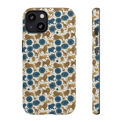Tough Cases, Leo, Zodiac v2, Metal Pattern