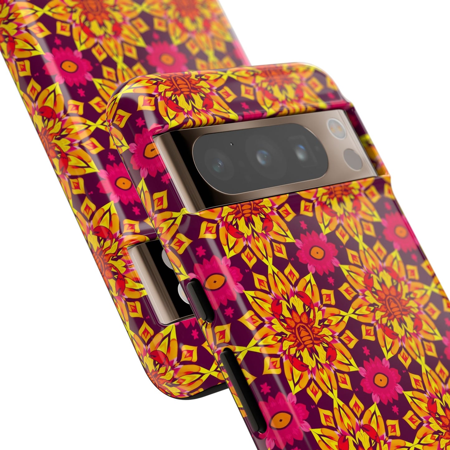 Tough Cases, Scorpio, Zodiac v1, Flower Pattern