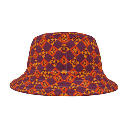 Bucket Hat, (AOP), Leo, Zodiac, Shape Pattern