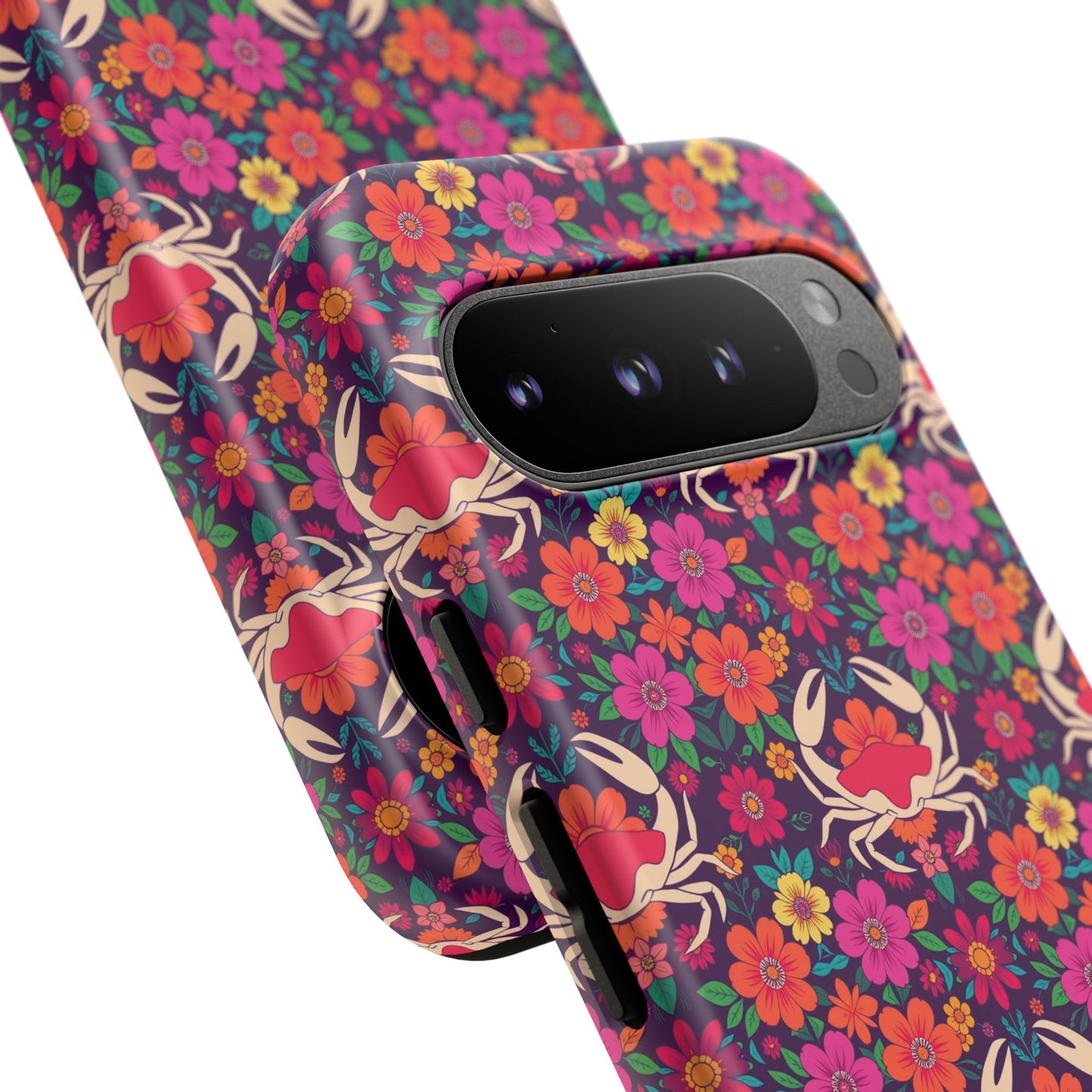 Tough Cases, Cancer, Zodiac v1, Flower Pattern