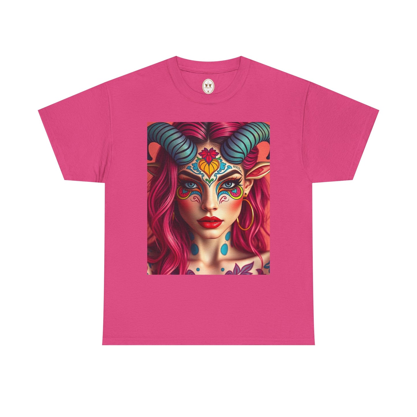Unisex Heavy Cotton T-Shirt, Taurus, Zodiac, Sexy Art