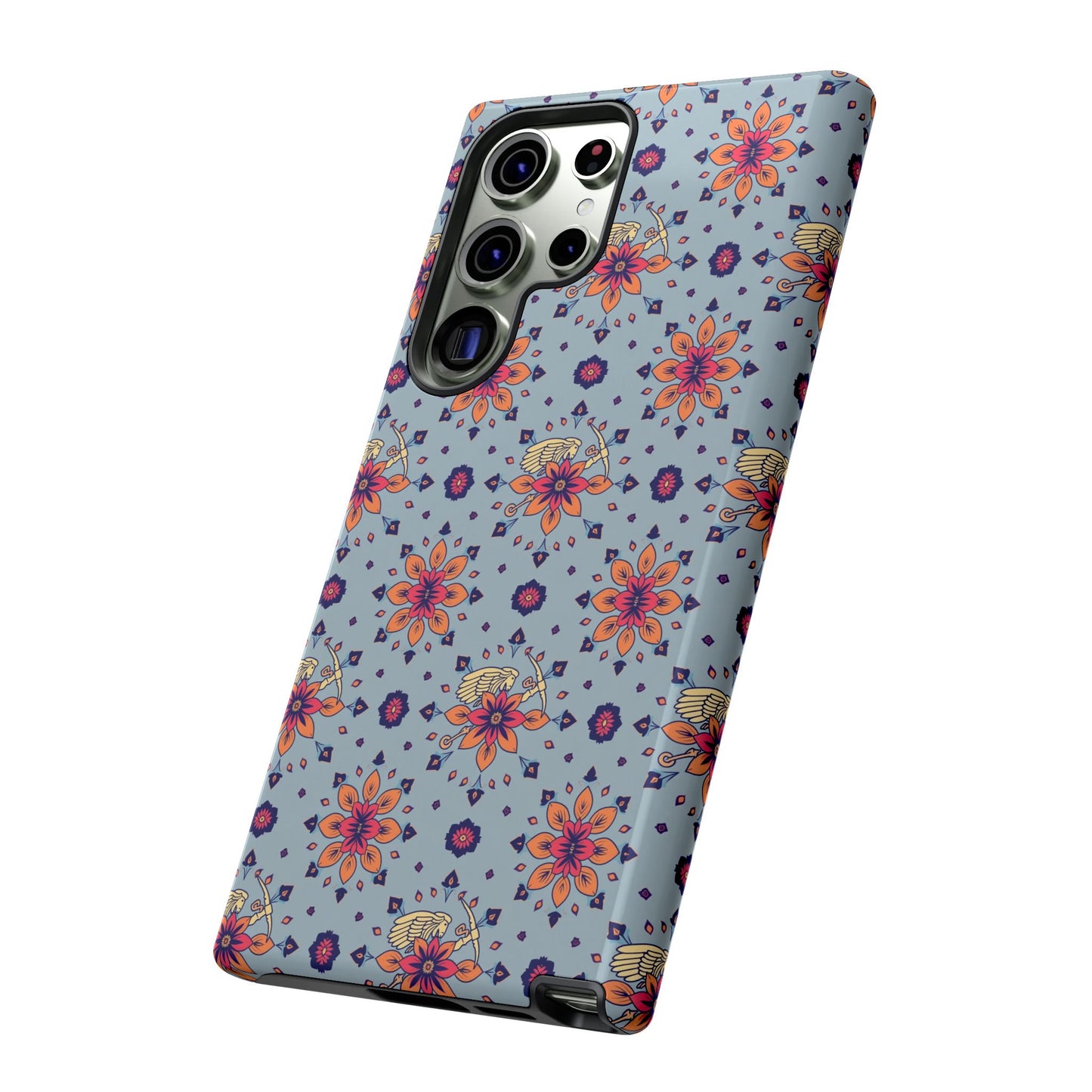 Tough Cases, Sagittarius, Zodiac v3, Flower Pattern
