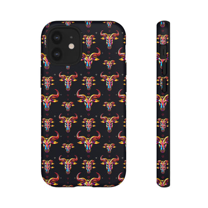 Tough Cases, Taurus, Zodiac, Metal Pattern