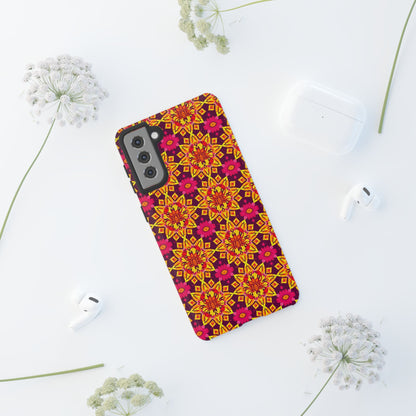 Tough Cases, Scorpio, Zodiac v1, Flower Pattern