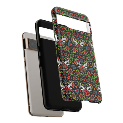Tough Cases, Taurus, Zodiac v2, Flower Pattern