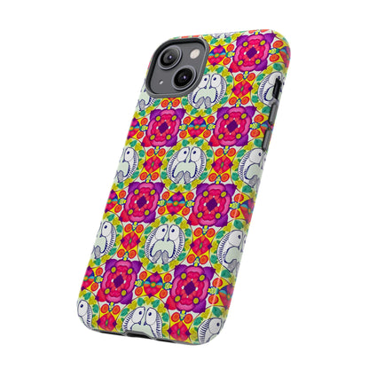 Tough Cases, Pisces, Zodiac v2, Flower Pattern