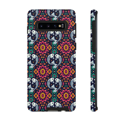 Tough Cases, Pisces, Zodiac v4, Flower Pattern