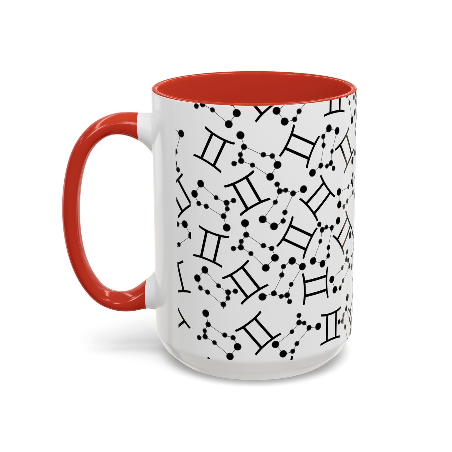 Accent Coffee Mug with the Gemini sign (11, 15oz)