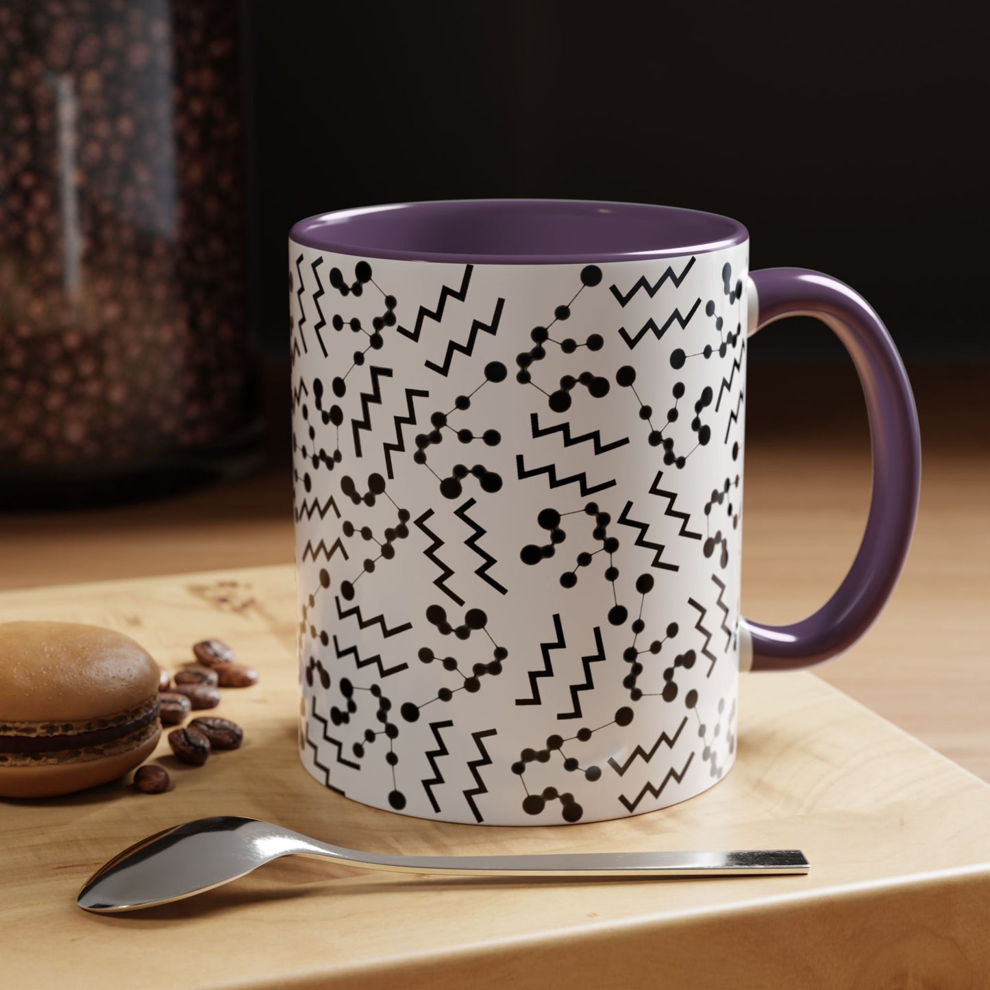 Accent Coffee Mug with the Aquarius sign (11, 15oz)