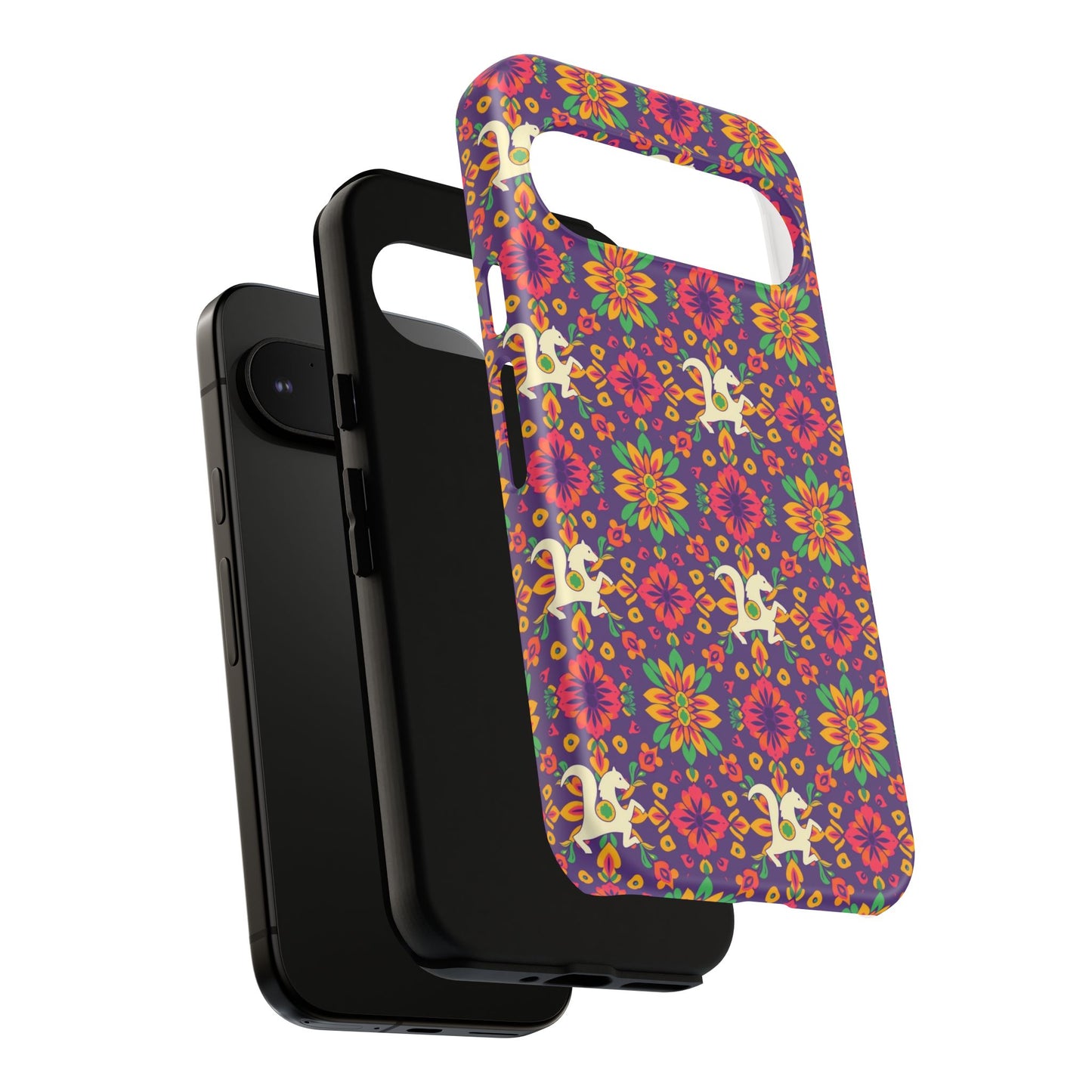 Tough Cases, Aquarius, Zodiac v1, Flower Pattern