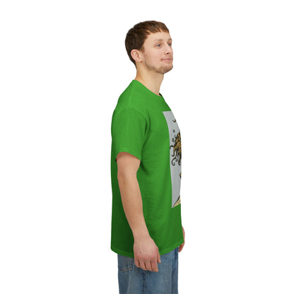 Unisex Heavy Cotton T-Shirt, Capricorn God v3, Zodiac Design
