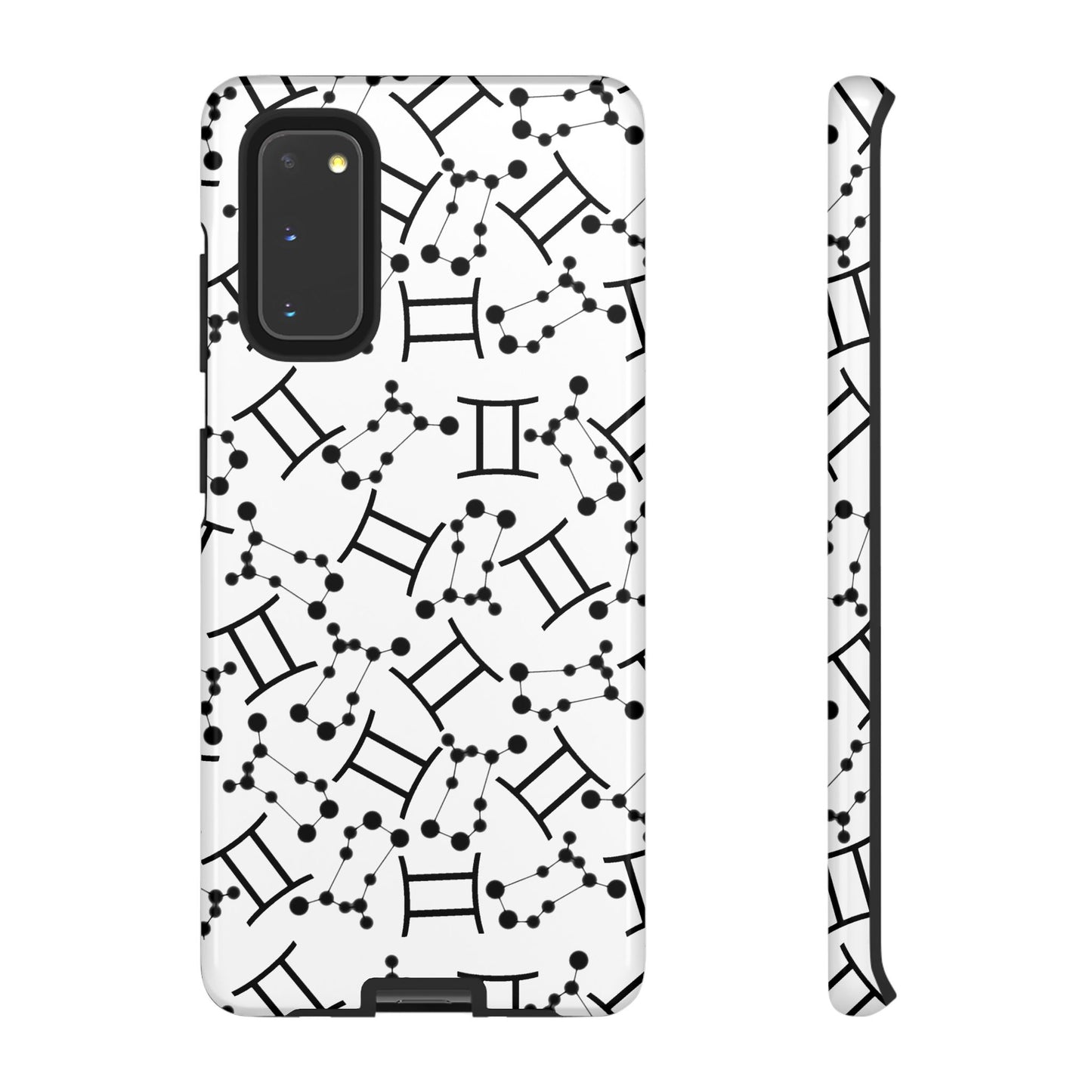 Tough Cases with the Gemini Zodiac sign for iPhone, Samsung Galaxy, and Google Pixel devices
