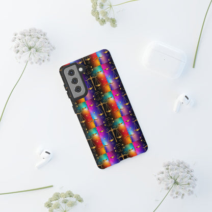Tough Cases, Libra, Zodiac v1, Metal Pattern