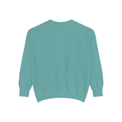 Garment-Dyed Sweatshirt, Unisex, Space Animal Design v1, Aries