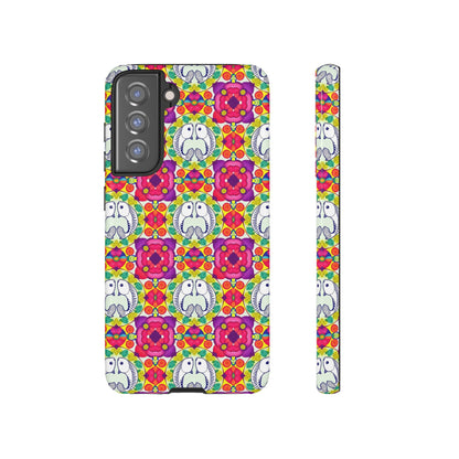 Tough Cases, Pisces, Zodiac v2, Flower Pattern