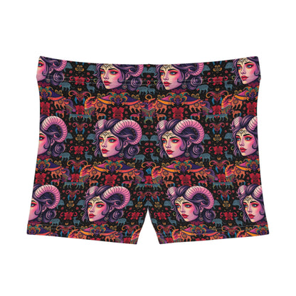 Women's Shorts, (AOP), Taurus, Zodiac v2, Sexy Pattern