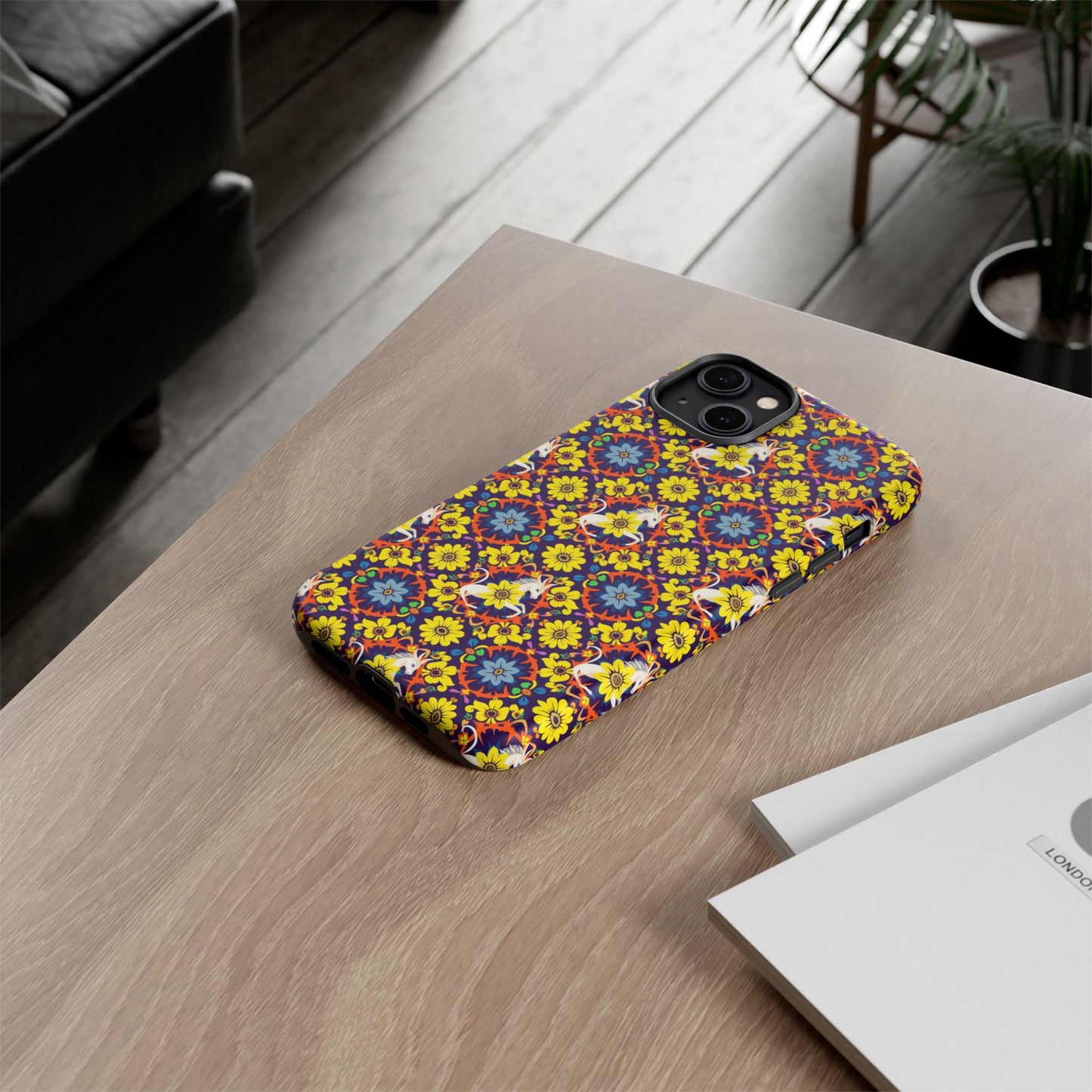 Tough Cases, Aquarius, Zodiac v3, Flower Pattern