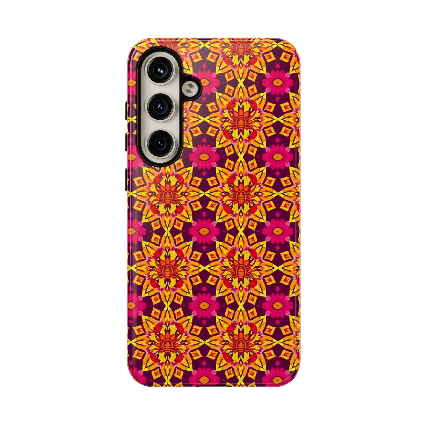 Tough Cases, Scorpio, Zodiac v1, Flower Pattern
