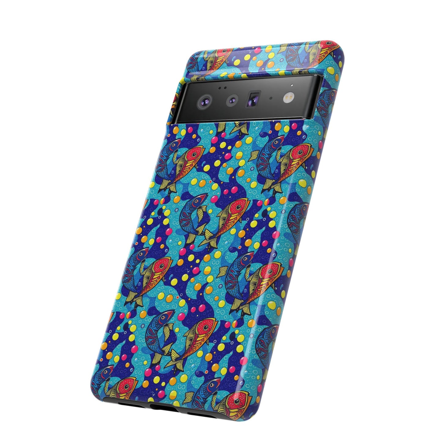Tough Cases, Pisces, Zodiac v2, Bubble Pattern