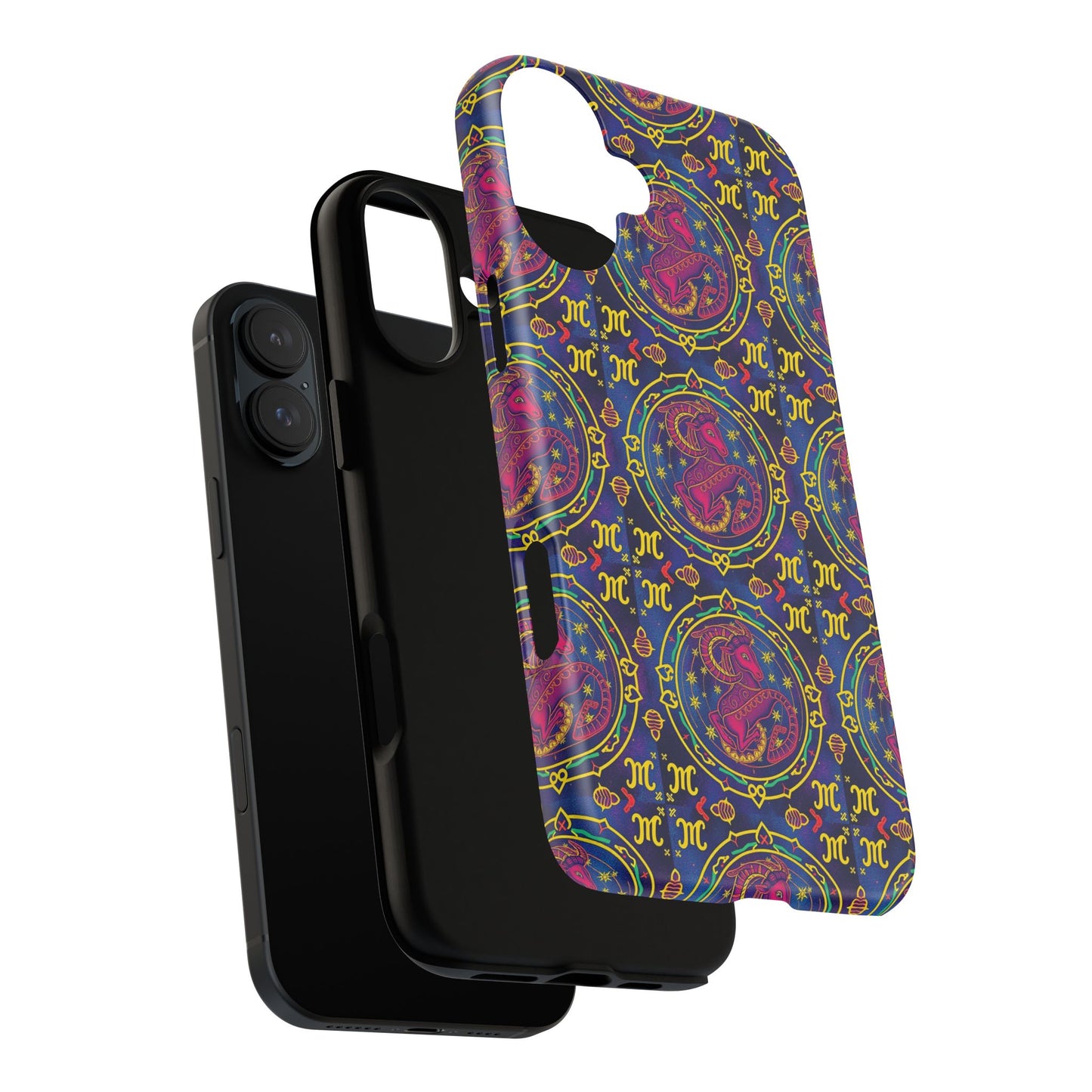 Tough Cases, Capricorn, Zodiac, Metal Pattern