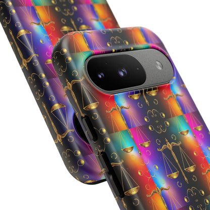Tough Cases, Libra, Zodiac v1, Metal Pattern