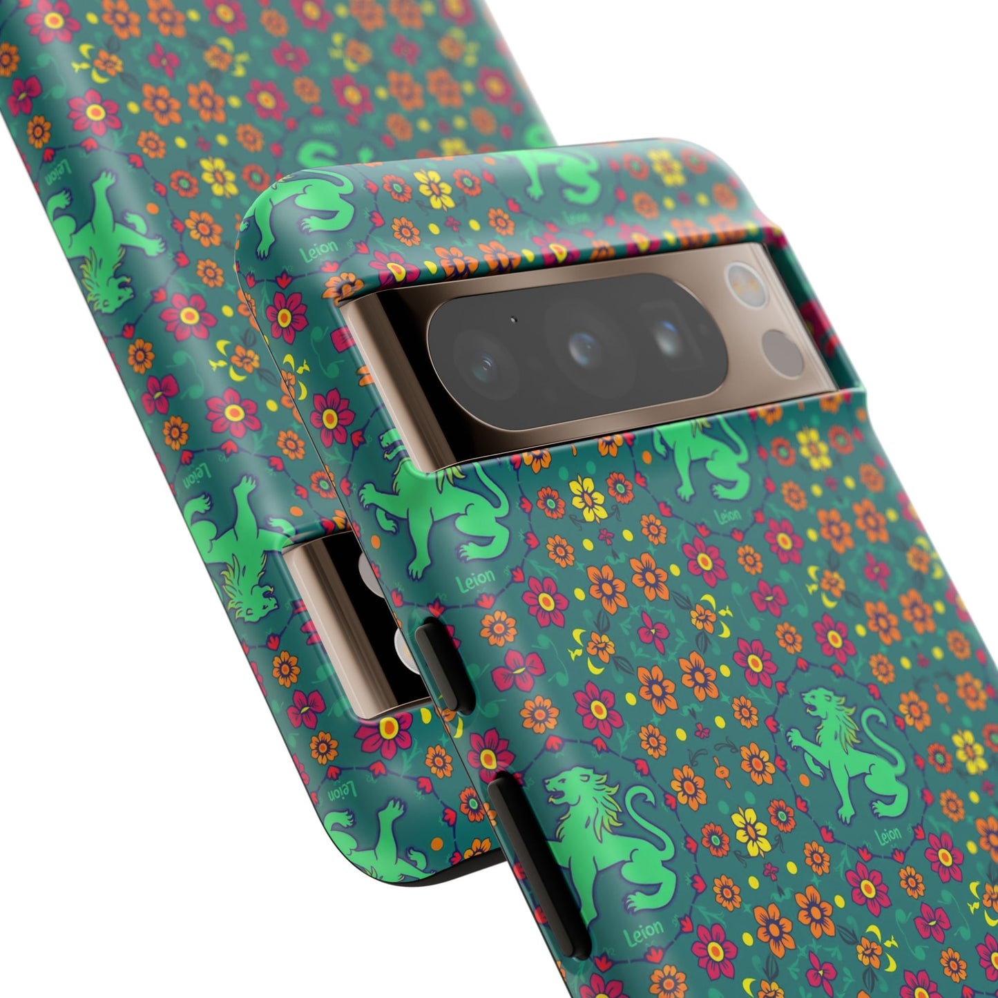 Tough Cases, Leo, Zodiac v3, Flower Pattern