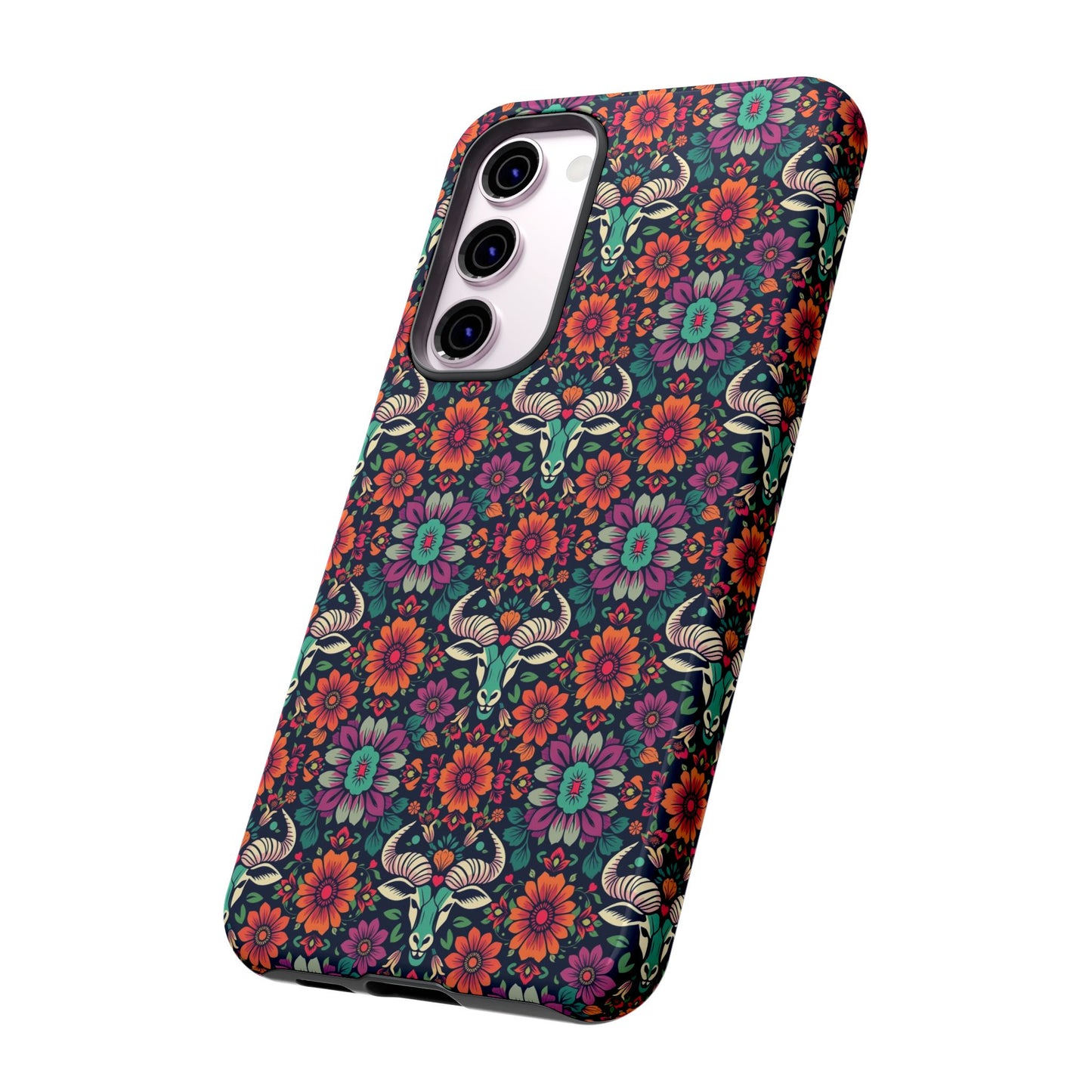 Tough Cases, Taurus, Zodiac v4, Flower Pattern