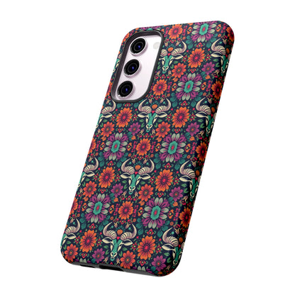 Tough Cases, Taurus, Zodiac v4, Flower Pattern
