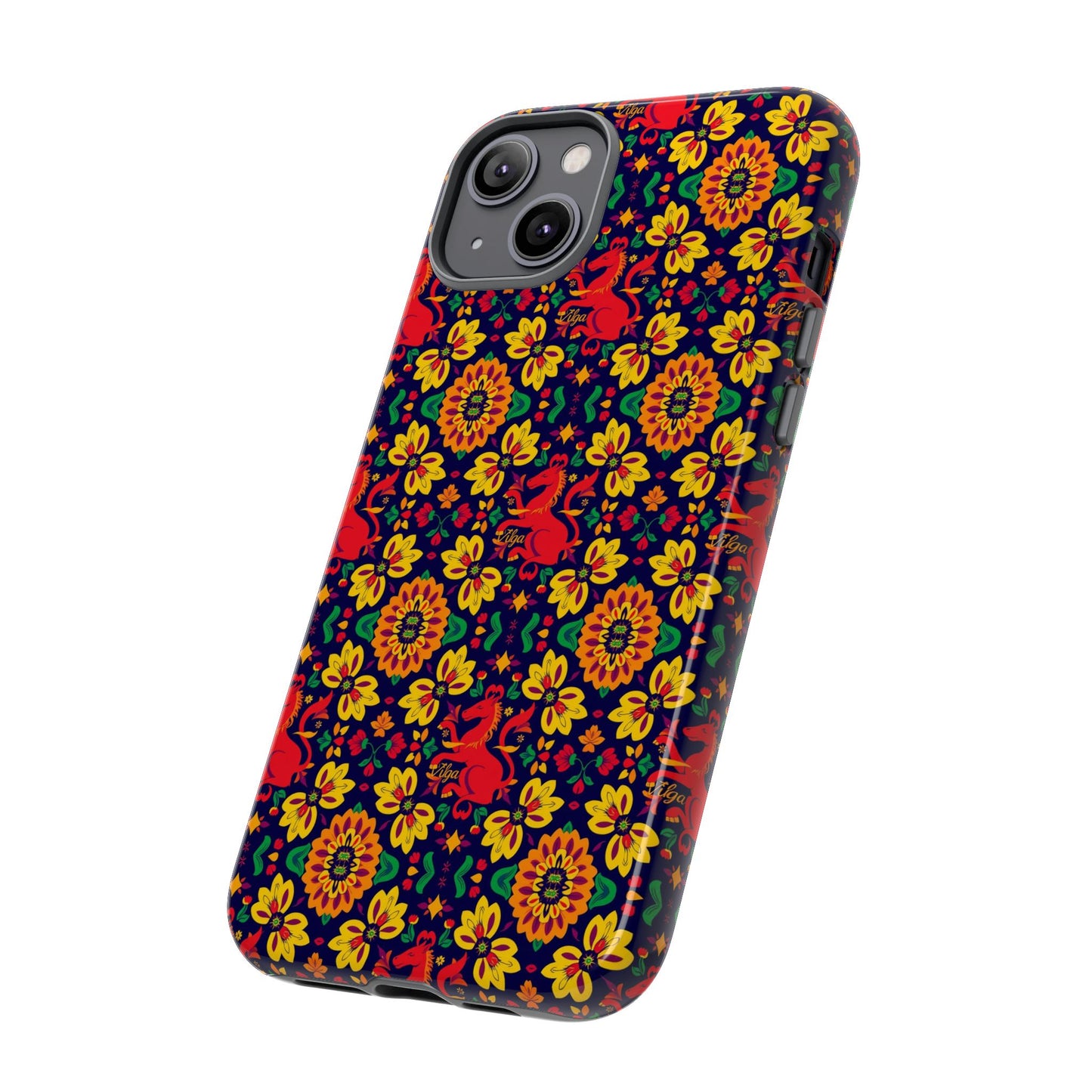 Tough Cases, Virgo, Zodiac v2, Flower Pattern