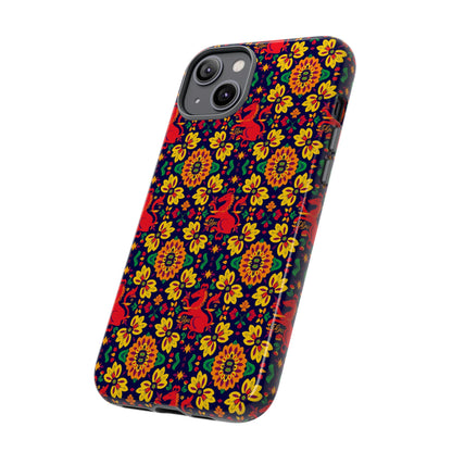 Tough Cases, Virgo, Zodiac v2, Flower Pattern