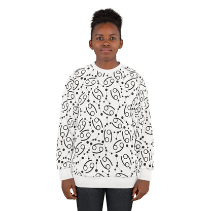 Zodiac AOP Unisex Sweatshirt Cancer Zodiac Sign