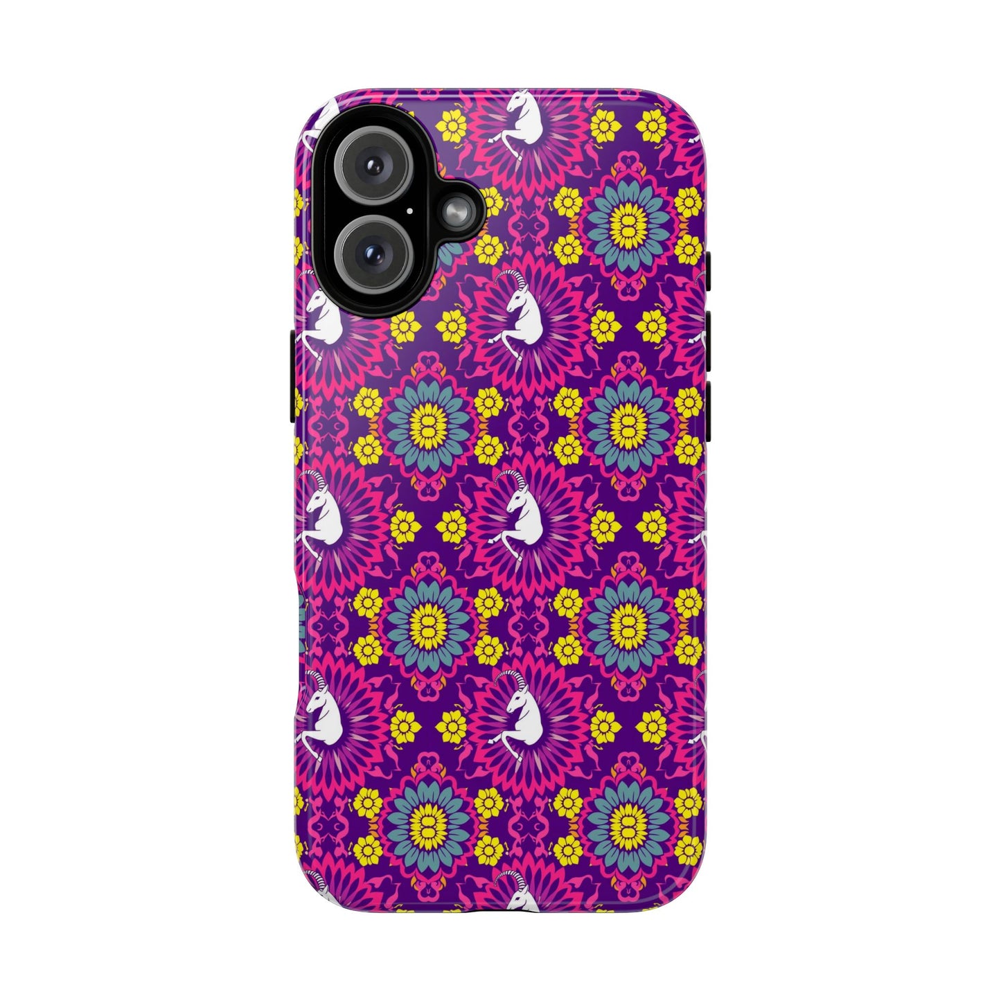 Tough Cases, Capricorn, Zodiac, Flower Pattern