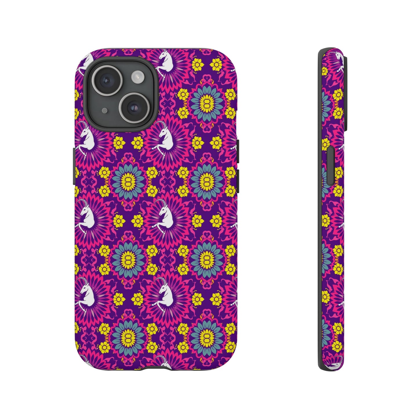 Tough Cases, Capricorn, Zodiac, Flower Pattern
