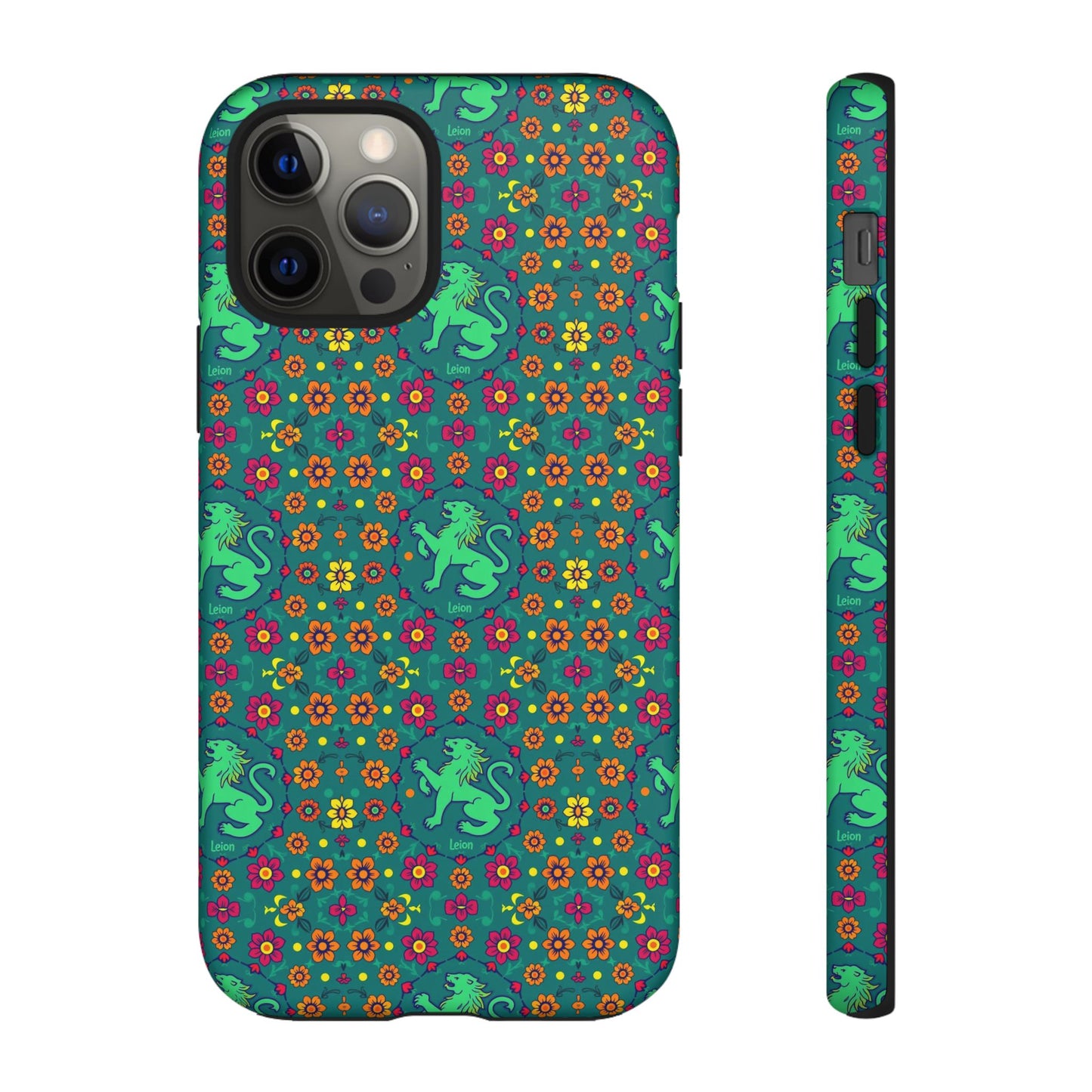 Tough Cases, Leo, Zodiac v3, Flower Pattern