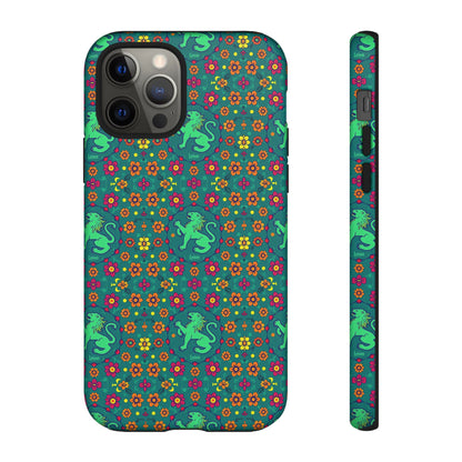 Tough Cases, Leo, Zodiac v3, Flower Pattern