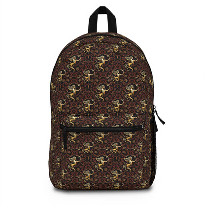 Backpack, Sagittarius, Zodiac v1, Metal Pattern