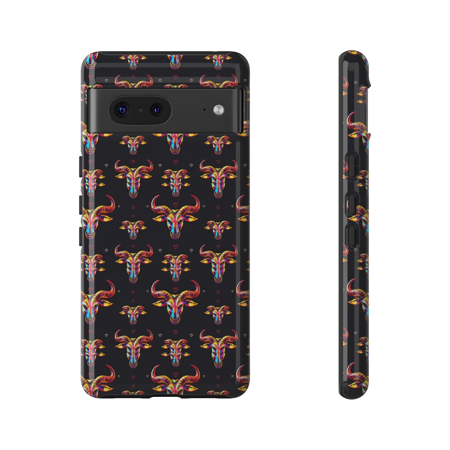 Tough Cases, Taurus, Zodiac, Metal Pattern