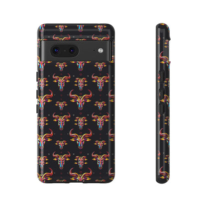 Tough Cases, Taurus, Zodiac, Metal Pattern