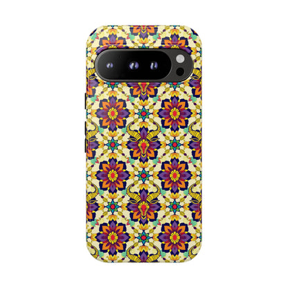 Tough Cases, Taurus, Zodiac v1, Flower Pattern