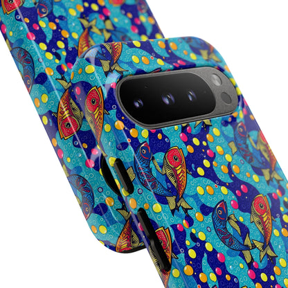 Tough Cases, Pisces, Zodiac v2, Bubble Pattern